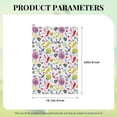 thumbnail image 4 of Kdxio Undersea Seahorse Pattern Golf Towel (24" X 16") with Carabiner Clip - The Convenient Golf Cleaning Towel, 4 of 8