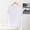 White, variant on Women's Long Sleeve Round Neck Pullover Pajama Top Soft Polyester Solid Color Casual Loungewear for Home