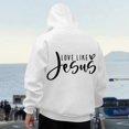 thumbnail image 1 of MHFRRA Sudaderas y Sudaderas para Hombre, Informales, Holgadas, de Manga Larga, con Capucha y Estampado para Uso Diario Blanco, 1 of 5