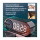 thumbnail image 4 of Reloj digital led despertador con altavoz bluetooth y radio Malubero  Negro, 4 of 5