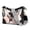 Black, variant on Tinyat Clear Handbag for Women Crossbody Bag Fashion Denim Shoulder Bag with Metal Chain for Concert Outdoor Activities Commute Brown