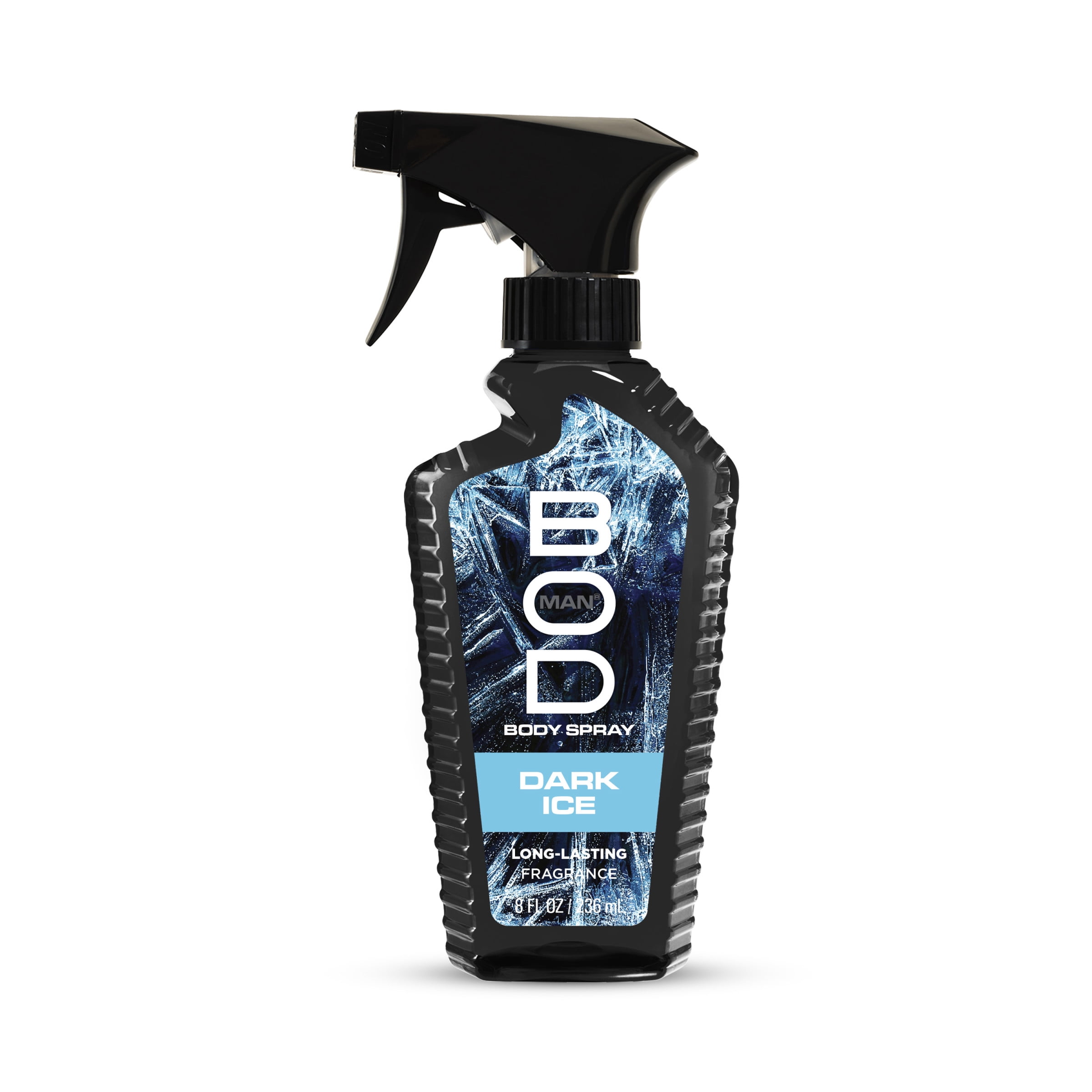 (2 pack) BOD Man Dark Ice Fragrance Body Spray, 8 fl oz