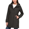 thumbnail image 2 of Kirkland Signature Ladies' Trench Coat (Medium, Black), 2 of 5