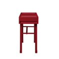 thumbnail image 3 of Bowery Hill Contemporary Vanity Computer Office Home Metal Desk in Red, 3 of 6