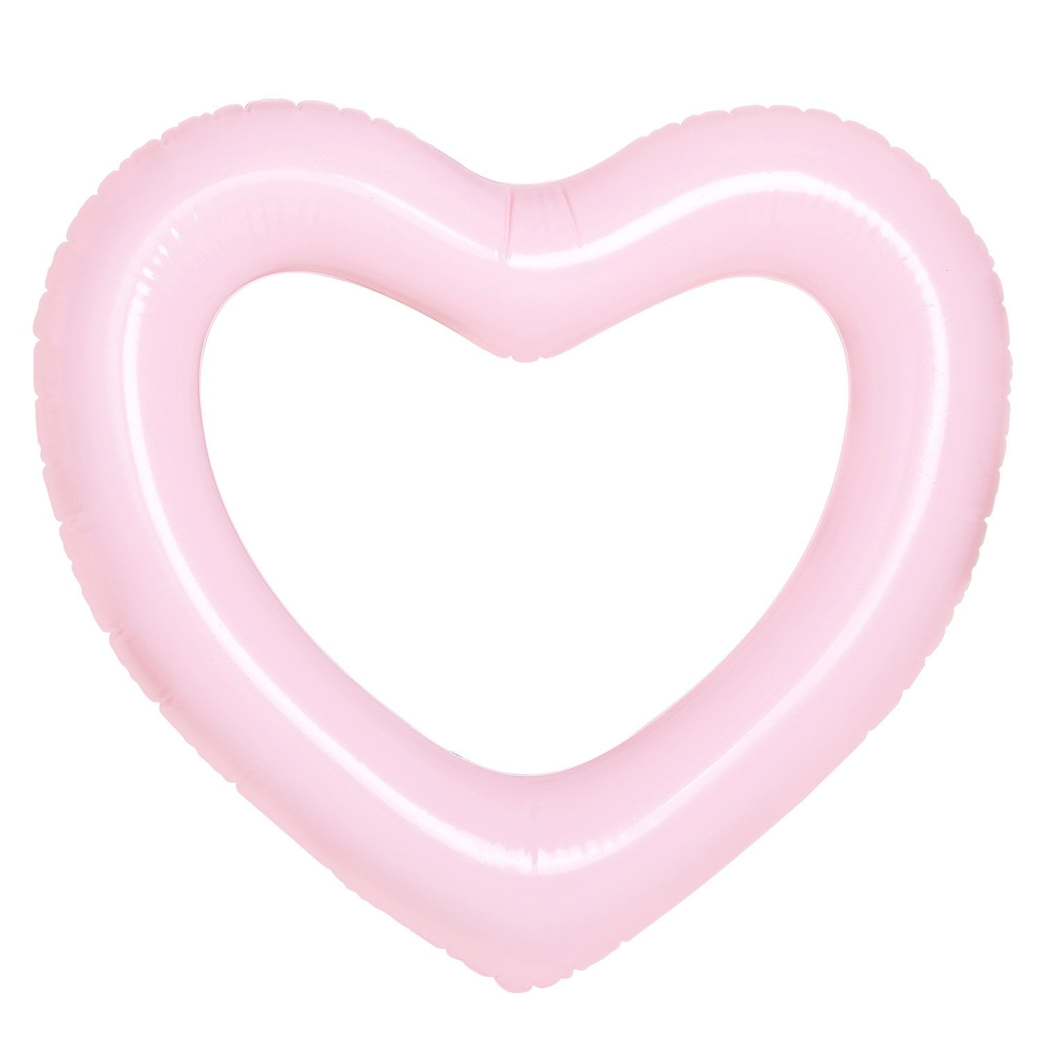 Inflatable Swim Rings, 47.3" x 39.4" Heart Shaped Swimming Pool Float