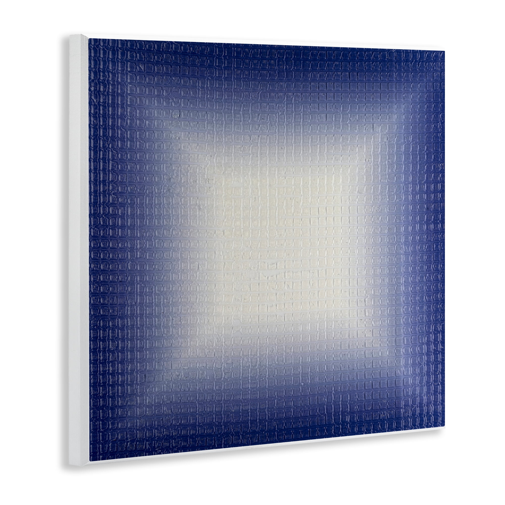 Stupell Industries Blue Ombre Fade Abstract Painting Unframed Art Print Wall Art, 12 x 12