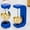 Blue, variant on Magnetic Dopamine Doorbell Wind Chime - Solid Wood & Brass Entrance Reminder for Home, Shop & Cafe (2.95x1.50x0.98in, 1Pc)