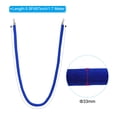 thumbnail image 2 of Unique Bargains 5.5 Feet Blue Velvet Stanchion Rope, Crowd Control Barrier Rope with Snap Hook, Silver, 2 of 6