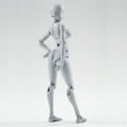 thumbnail image 1 of Anime Figure Artist Art Painting Sketch Draw Female Movable Body Chan Joint Action Figure Toy Model Draw Mannequine, 1 of 5