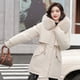 thumbnail image 1 of Chaqueta de algodón para mujer, chaqueta de algodón de plumón grueso y cálido de moda para mujer, chaqueta de algodón de longitud media a larga para mujer, ropa de abrigo para mujer, 1 of 6
