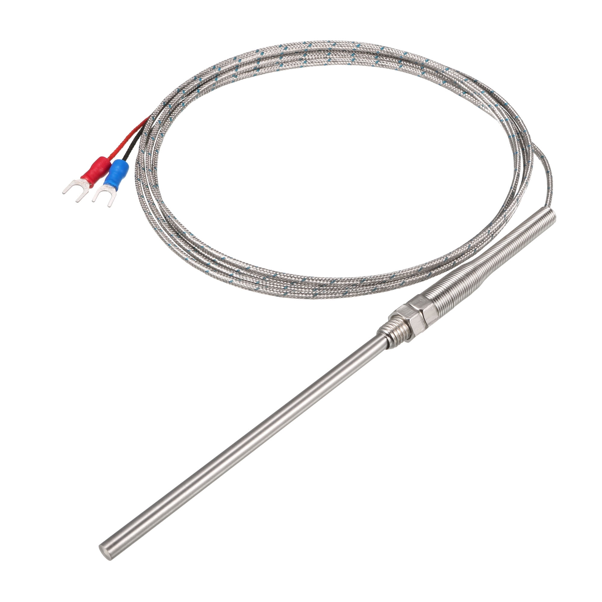 K Type Thermocouple Spring Type Temperature Sensor Probe 2 M Cable ...