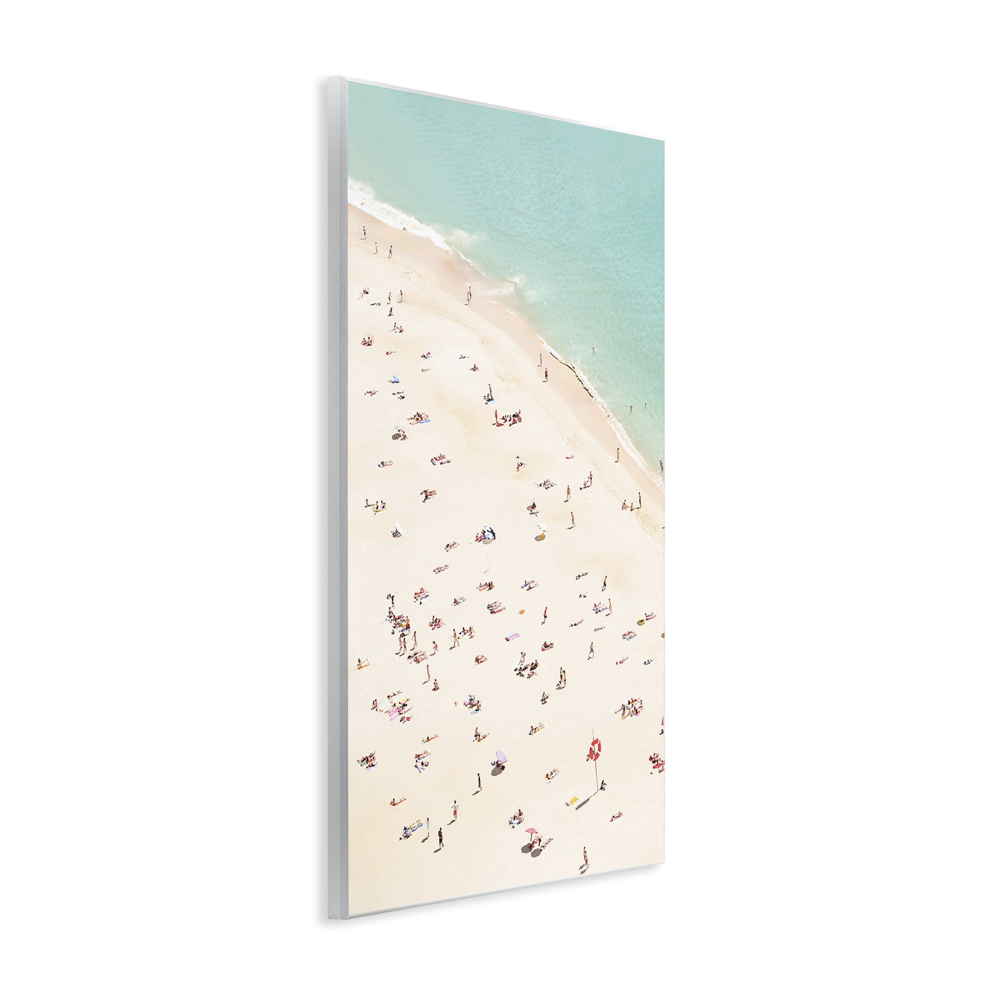 Stupell Industries Summer Beachgoer Crowd Nautical & Beach Photography Unframed Art Print Wall Art, 10 x 15