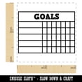 thumbnail image 2 of Goals Weekly Habit Tracker Grid Fill-In Self-Inking Rubber Stamp Ink Stamper - Black Ink - Small 1 Inch, 2 of 7