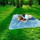 thumbnail image 3 of Manta de picnic impermeable, tapete para exteriores, tapete de playa grande de 78 x 78 para acampar y picnics, diseño plegable, ligero y portátil con protección impermeable y a prueba de, 3 of 8