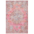 thumbnail image 2 of SAFAVIEH Serapi Skylar Oriental Machine Washable Area Rug, Pink/Beige, 11' x 15', 2 of 13