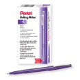 thumbnail image 1 of Bolígrafo Pentel Rolling Writer R100-V, 0,4 mm, tinta violeta, 12 unidades, 1 of 1