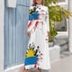 thumbnail image 4 of Vestido largo con estampado de la bandera nacional de Antigua y Barbuda, vestidos de noche de verano 2024 para mujer, 4 of 5