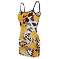 thumbnail image 5 of Ladies Elegant Sling Sleeveless Sexy Dress Animal prints, 5 of 6