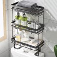 thumbnail image 2 of Upmore Over The Toilet Storage Shelf, 3 Tiers Bathroom Storage Organizer, Bathroom Space Saver Over Toilet Storage Rack, Metal Bathroom Shelf Toliet Storage Shelf, Home Storage Rack, 2 of 8