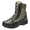 BLACK/ARMY GREEN, variant on NORTIV 8 Men's Military Tactical Work Boots Side Zipper Leather Motorcycle Combat Boots Trooper(6-8 Inches)