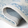 thumbnail image 2 of Safavieh Lauren Ralph Lauren Handmade Gunnhild Wool Rug Ivory/Blue 7' x 7' Square 6' Square Indoor Blue Square Vintage, 2 of 5