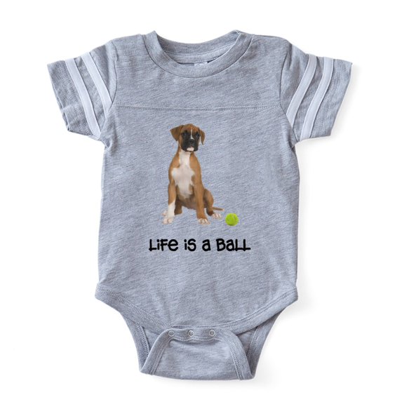 CafePress - Boxer Life - Cute Infant Baby Football Bodysuit