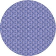 thumbnail image 1 of Ahgly Company Indoor Round Patterned Slate Blue Area Rugs, 6' Round, 1 of 6