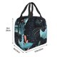 thumbnail image 3 of Balery Black Panther Floral Illustration Bolsa de Almuerzo Aislada – Caja de Almuerzo con Papel de Aluminio Grueso, Mantiene la Comida Fresca por 4 Horas, 3 of 8