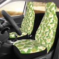 thumbnail image 3 of Tropical Plant Car Front Seat Covers Protectors , Plants, Tiling, Rainforest, Flowers And Plants Automotive Seat Covers for Cars Trucks Suv, 3 of 8