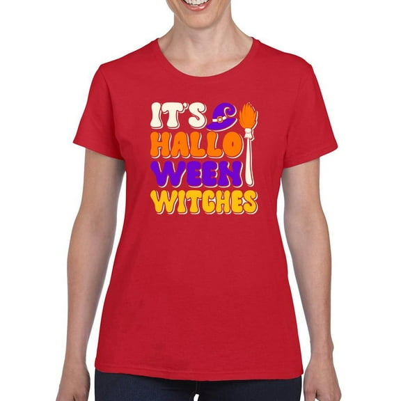 It's Halloween Witches T-Shirt Women -Image by Shutterstock, Female 3X-Large