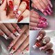 thumbnail image 3 of Abalorios para uñas GUAACCB, 24 unidades, diamantes de imitación para labios rojos de San Valentín, 3 of 7