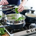 thumbnail image 2 of GreenPan Rio 16 Piece Healthy Ceramic Nonstick Cookware Pots and Pans Set, Black, 2 of 5