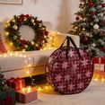 thumbnail image 4 of Aodebiao Christmas Wreath Storage Bag, Waterproof Zippered Container with Handles for Holiday Decorations, 4 of 6
