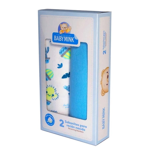 Set de Sabanas Baby Mink Imagine 2pzas Azul