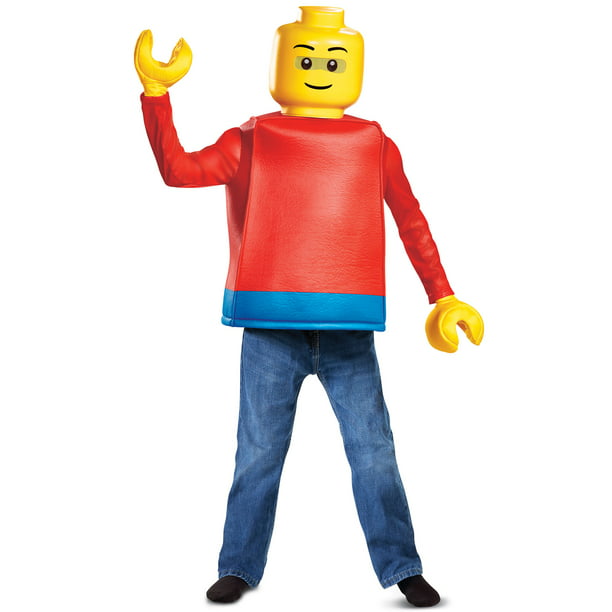 lide Kilauea Mountain Taktil sans Lego Iconic Lego Guy Classic Child Costume - Walmart.com
