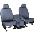 thumbnail image 2 of CalTrend Rear Smart Denim Seat Covers for 2009-2013 Chevy/GMC Silverado|Sierra 1500 - CV508-04DN Blue Insert and Trim, 2 of 3