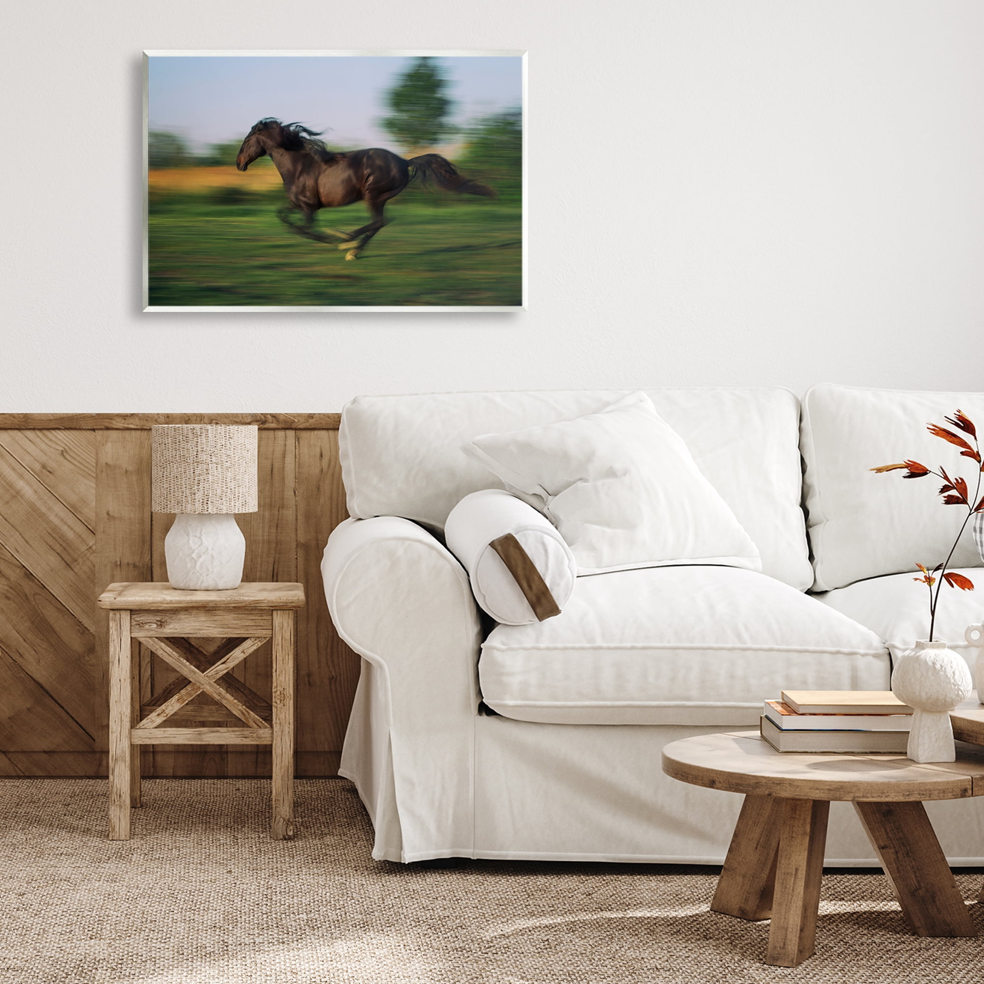 Stupell Industries Dashing Camargue Racehorse Wall Plaque Art, design by Scott Stulberg