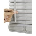 thumbnail image 3 of Chicology 38.5"W x 84"H Gray Cordless Vinyl Mini Window Blinds 1" Slats, 3 of 11