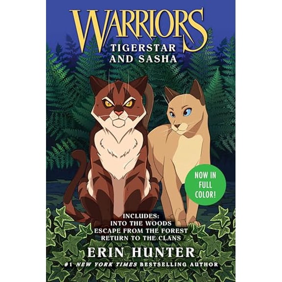 Pre-Owned Warriors: Tigerstar and Sasha: 3 Full-Color Warriors Books in 1: A Full-Color Graphic Novel Collection of Adventures in the Warriors Universe, 9780063351769, 0063351765, Paperback, Revised edition