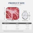 thumbnail image 3 of Disketp Striped Meat Pattern 2 Piece Windshield Sunshades,Folding Windshield Sun Shade for Car SUV Trucks Sedan,Blocks UV Rays Sun Visor Protector-Small, 3 of 6