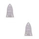 thumbnail image 2 of Kearding 5 piezas de cubierta de barra de armadura, placa de instrumento resistente al desgaste de 3 agujeros, placa de varilla práctica para piezas de Blanco/Brillante 2piezas Kearding CBP464214, 2 of 6