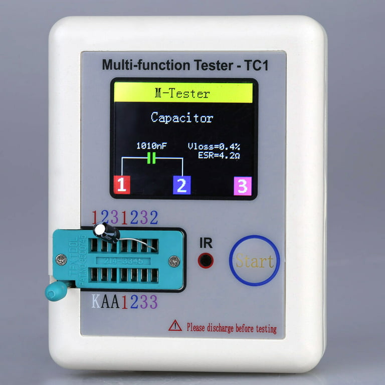 Transistor Tester TFT Diode Triode Capacitance Meter MOSFET NPN