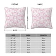 thumbnail image 2 of Yiaed Cute Rabbit Print Pillow Covers Super Soft Decorative Square Throw Pillow Covers Case Cushion Covers for Sofa Couch Bedroom Car Decor（No pillow core）-26"x26", 2 of 7
