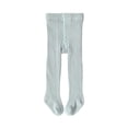 thumbnail image 5 of ATORRE Baby Girls Tights Leggings Fashion Solid Color Knitted Striped Twisted Soft Soft Slim Fit Pantyhose Dance Base Pants Newborn Infant Oufits Light Blue 7-8 Years, 5 of 5