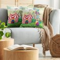 thumbnail image 5 of Ambesonne Colorful Throw Pillow Cover 2 Pack, Clown Inflatable Ball, 24", Multicolor, 5 of 5