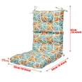 thumbnail image 3 of KingShop Set of 4 Patio High Back Chair Cushion, Dining Chair Cushion, Premium Chair Cushions and Pads for Indoor, Back and Seat Cushion with Non Skid Ties, 3 of 6