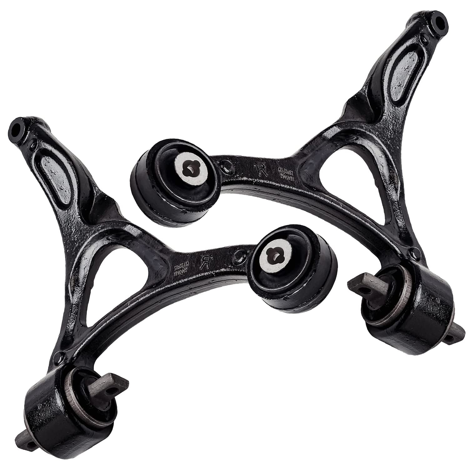 Detroit Axle - 14pc Suspension Kit for 2003-2014 Volvo XC90, 2 Lower Control Arms, 2 Lower Ball Joints, 4 Inner and Outer Tie Rods, 4 Sway Bar Links, 2 Boots, Replacement