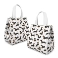thumbnail image 2 of Dachshund and Heart Insulated Lunch Bag for Women & Adults,Large Portable Soft Cooler Lunch Bag,Thermal Food Storage Tote with Pearl Cotton,8.66L,8.75x5.75x9.5 Inch, 2 of 6