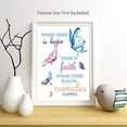thumbnail image 7 of Butterfly Inspirational Quote Art Print Watercolor Dragonfly Canvas Wall Art Decor Set of 4 Poster Modern Artwork for Girls Gift Bedroom Classroom Office Home Housewarming, 7 of 7