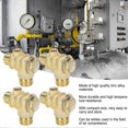 thumbnail image 1 of 4pcs Air Compressor Check Valve Zinc Alloy Female Thread Pneumatic Fitting Tool, 1 of 1